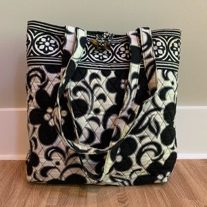 Vera Bradley tote - black and white